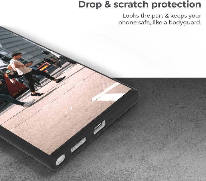 Snakehive Metro Lederhülle für Samsung Galaxy S22 Ultra || Echtleder Handyhülle mit Standfunktion ||