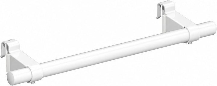 Handtuchhalter 600mm weiss – für Kermi & Buderus Flachheizkörper – Metallbügel + Kunststoffhalter –