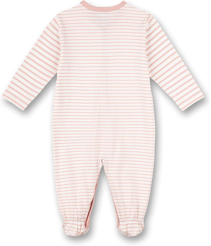 Sanetta Baby - Mädchen rompertje Roze Baby und Kleinkind Schlafanz ge, Silver Pink, 56 EU 62 Silver