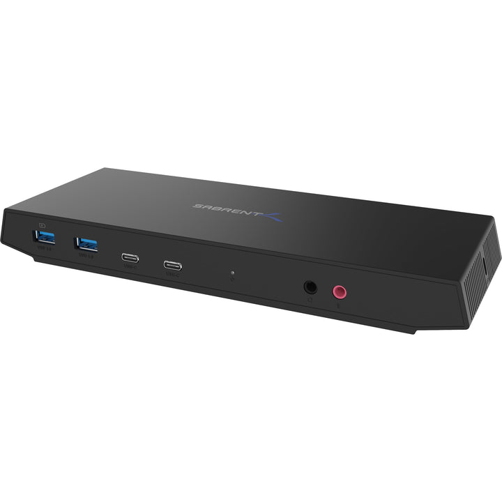 SABRENT USB C Dockingstation mit netzteil, 2 HDMI + 2 DP, 5K / 4K@60Hz, PD 60W, RJ45 Ethernet, USB P