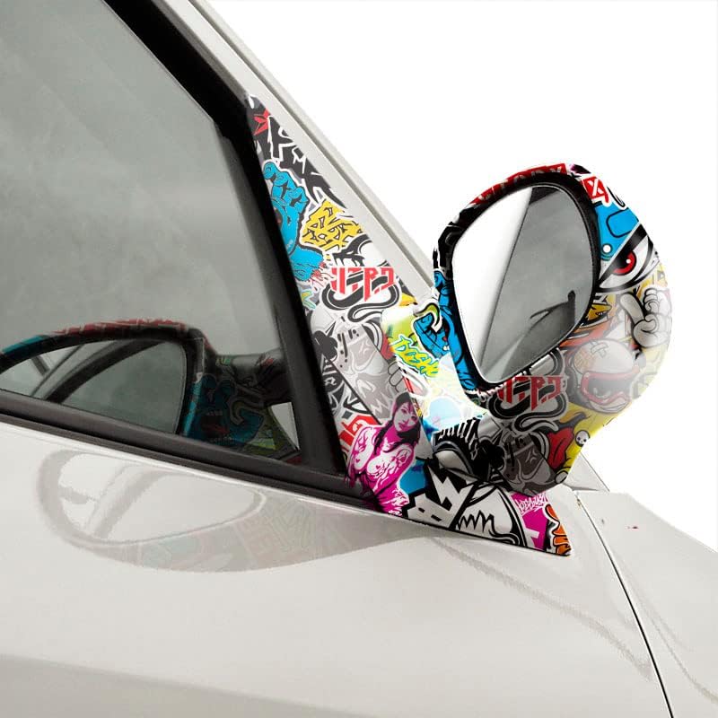 AUTO-STYLE Stickerbomb Folie - Graffiti design 2 - Rolle 60x200cm - Selbstklekend Racing, Racing