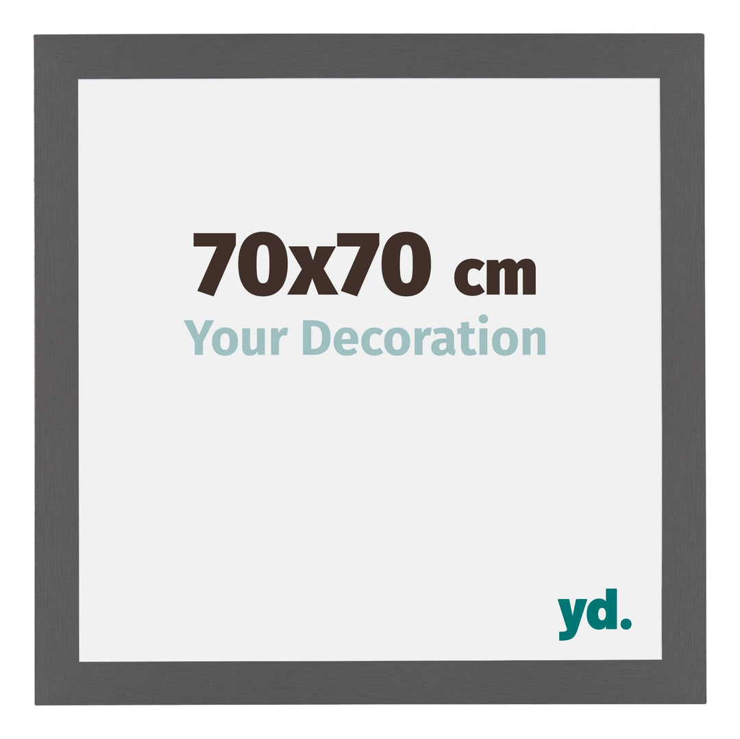 yd. Your Decoration - Bilderrahmen 70x70 cm - Bilderrahmen aus MDF mit Acrylglas - Antireflex - Ausg