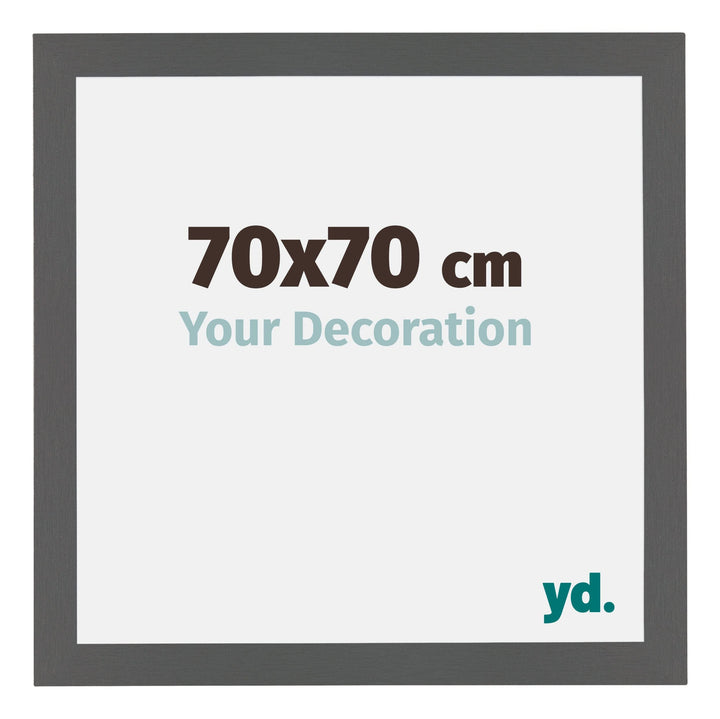 yd. Your Decoration - Bilderrahmen 70x70 cm - Bilderrahmen aus MDF mit Acrylglas - Antireflex - Ausg