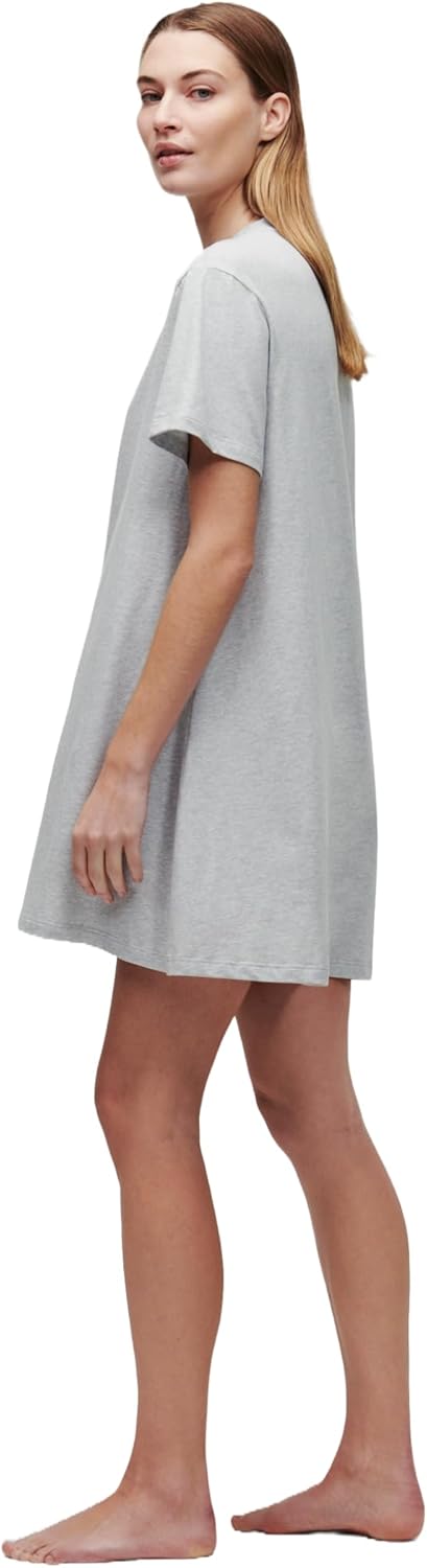 Karl ikonik 2.0 t-shirt pyjama kleid dress XS Grau/Schwarz, XS Grau/Schwarz