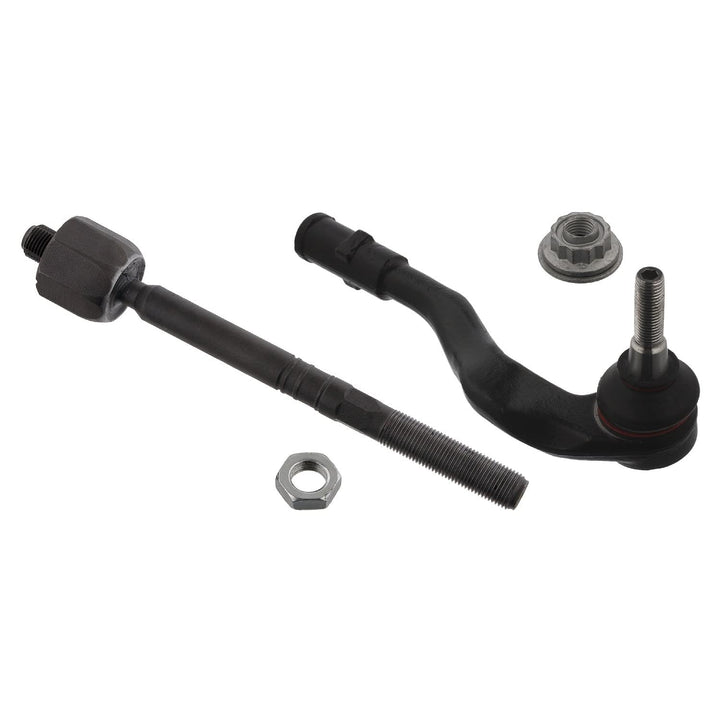 febi bilstein 36547 Spurstange mit Endstück und Sicherungsmuttern , 1 Stück Vorderachse rechts, Vord
