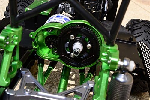 G.P.M. Axial SCX10 II Tuning Teile (AX90046) Aluminium Spur Gear Adapter + Steel Gear 55T - 1 Set Or