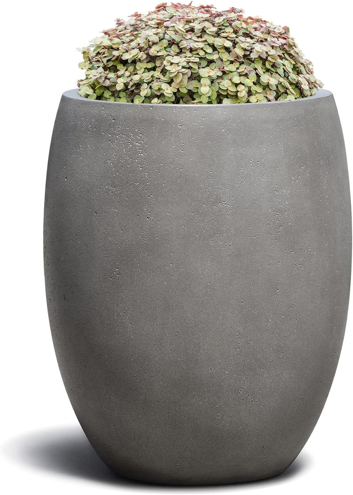 ESCHBACH® Pflanzkübel Tall Balloon 40 Beton Grau Rund * 40 x 40 x 50 cm * 10 Jahre Garantie 40x40x50