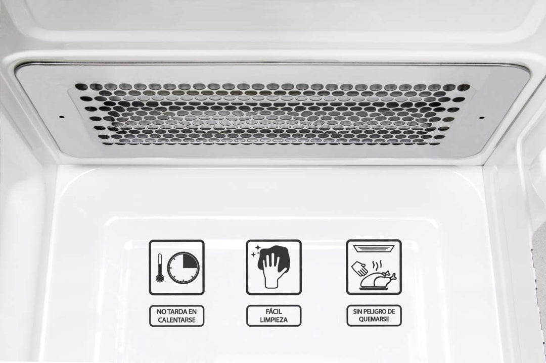 Cecotec Mikrowelle PrClean3110, mit Grill, 20 Liter Kapazität, 700 W, Grill 800 W, 6 Stufen, 30 Minu