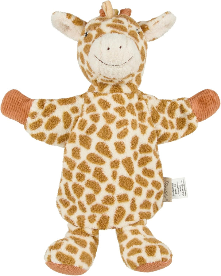 Sterntaler Kinder Handpuppe Giraffe Kaya - weiches Spielzeug zum Puppentheater, Erzählen, Kuscheln &amp;