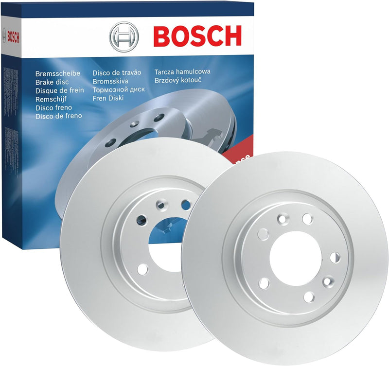 Bosch BD1657 Bremsscheiben - Hinterachse - ECE-R90 Zertifizierung - zwei Bremsscheiben pro Set