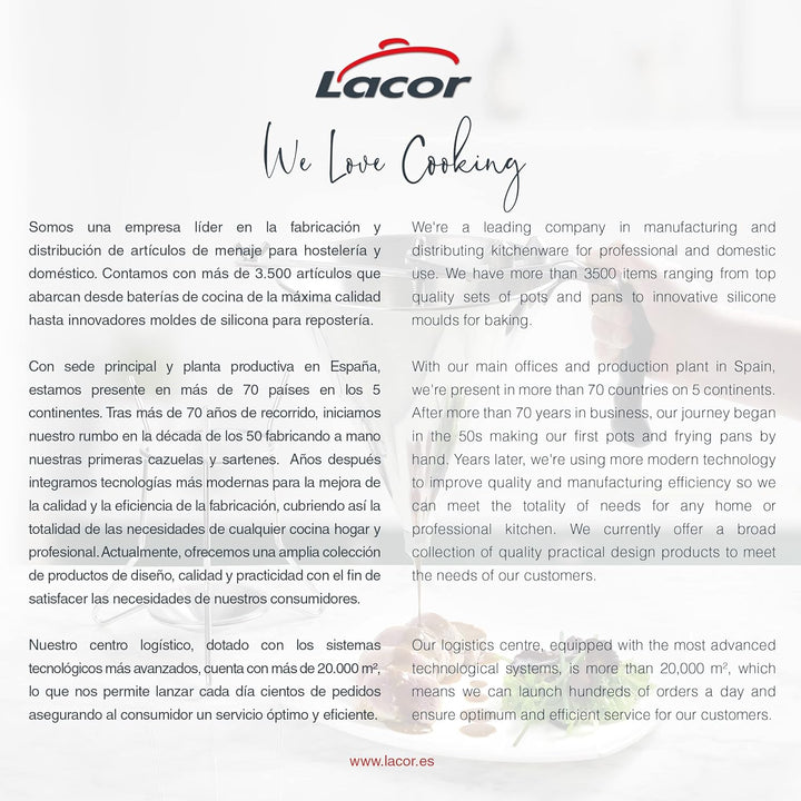 Lacor 67150 67150 Dosierlöffel, Edelstahl, Hebelsystem für einen einstellbaren Durchfluss, 2 l, Edel