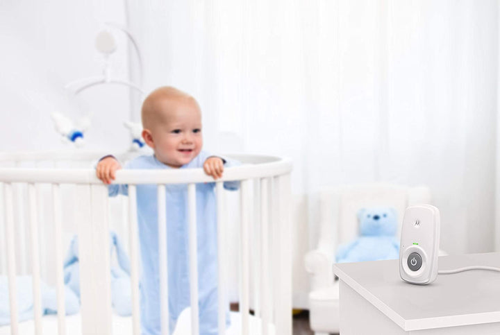 Motorola Nursery AM24 Babyphone Audio - Digitales Babyfon mit DECT-Technologie zur Audio-Überwachung