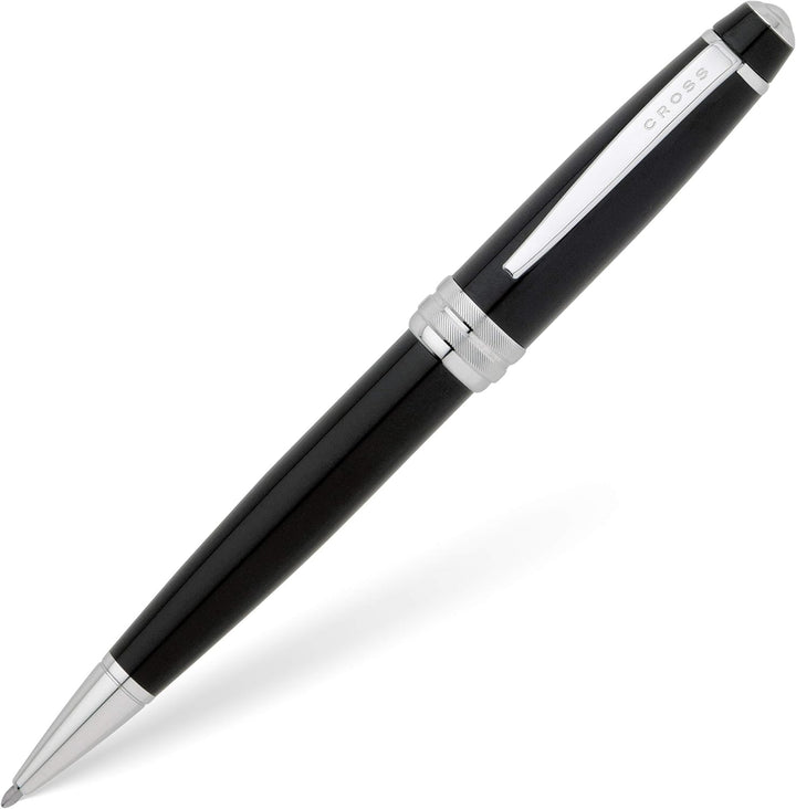 Cross Bailey Kugelschreiber (Drehmechanik, Schreibfarbe schwarz, Strichstärke M) Schwarz-Lack, 1 Stü