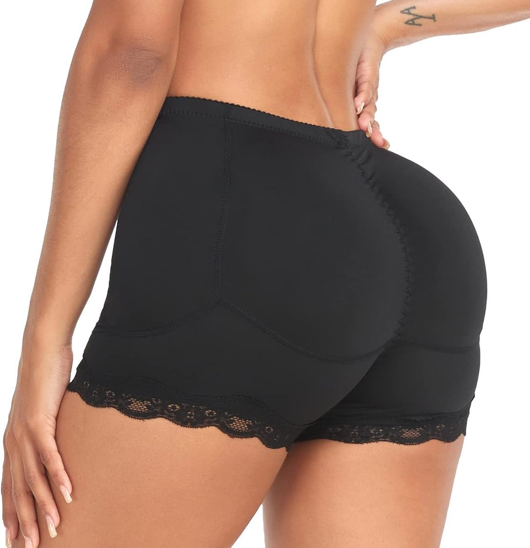 Damen Push Up Po Butt Lifter Gepolstert Hip Enhancer Padded Miederhose Shapewear Figurformend Mieder