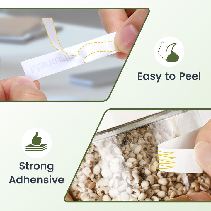 Markurlife TZe-221 9mm Kompatibel mit Brother P-Touch Bänder 9mm Schwarz auf Weiss TZe231 TZ Tape 9