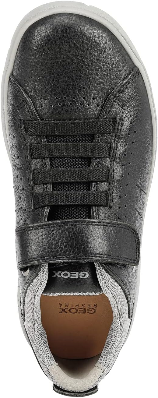 Geox Jungen J Nebcup Boy B Sneakers 30 EU Black Grey, 30 EU Black Grey