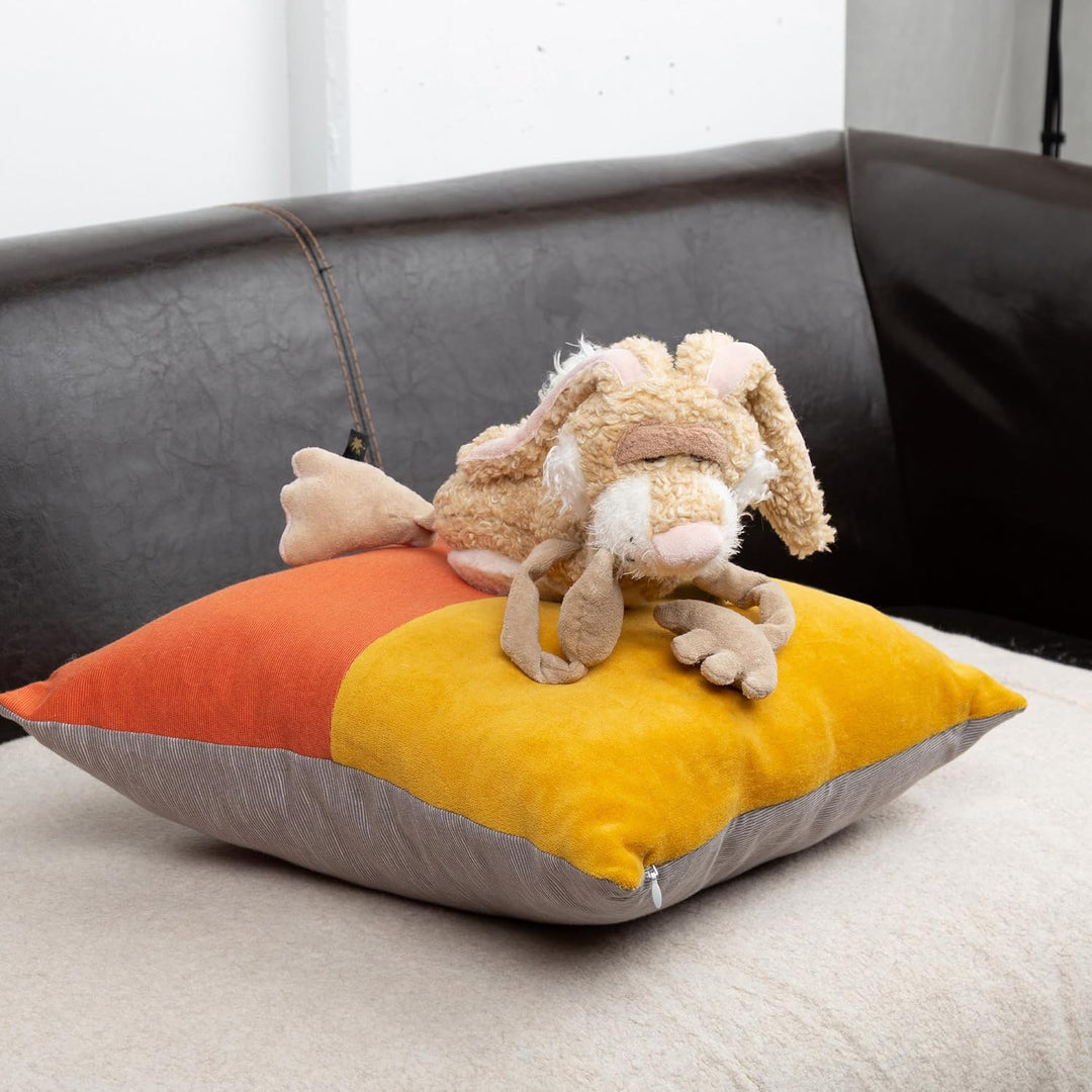 SIGIKID 39181 Lazy Bunny Beasts Town Kinder und Erwachsene Kuscheltier empfohlen ab 2 Jahren beige B