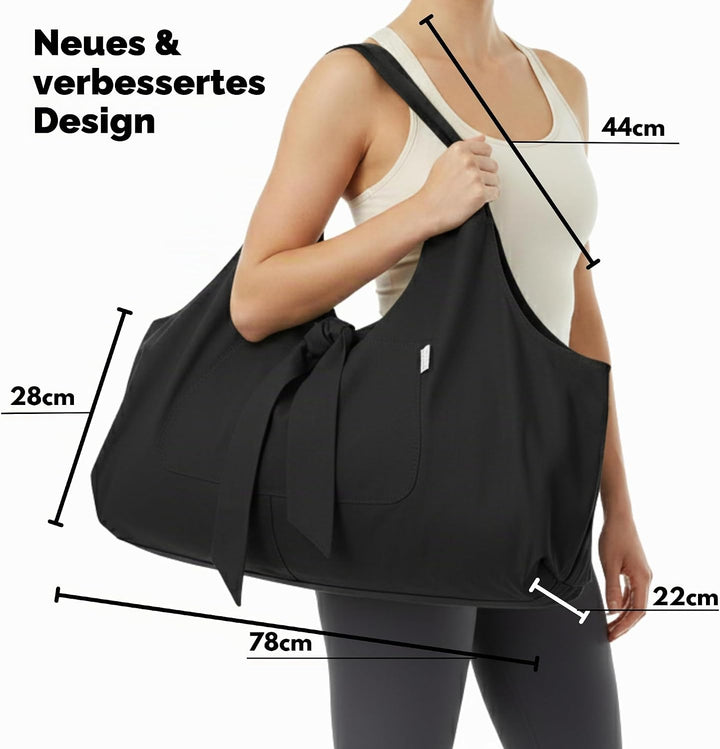 Yogiii Yogatasche YogiiiTotePro | Die Originale Yoga Tasche | Yogatasche Für Matte Und Zubehör | Yog