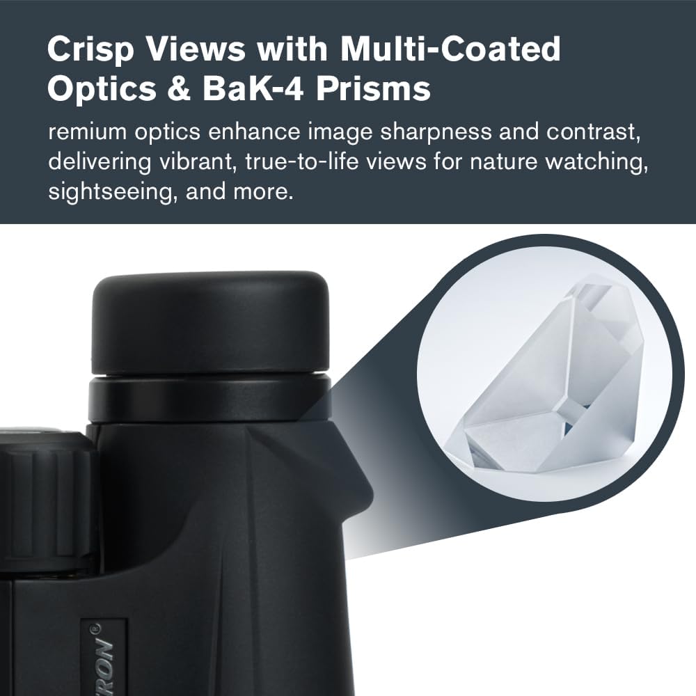 Celestron 71348 10 x 50 Outland X Fernglas – Schwarz Outland X 10 x 50 - Dachprisma, Outland X 10 x