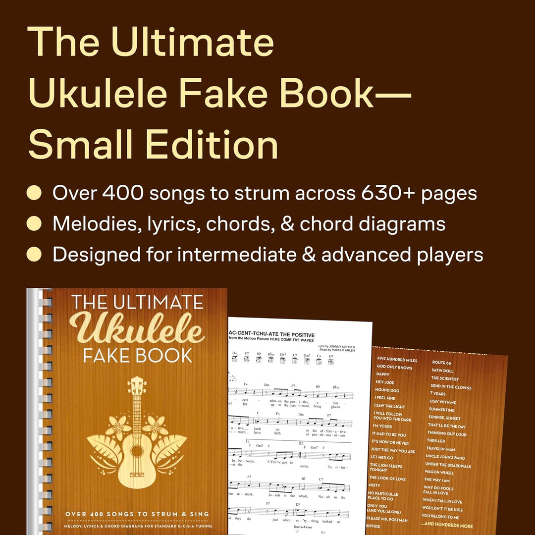 The Ultimate Ukulele Fake Book: Over 400 Songs to Strum & Sing, Taschenbuch