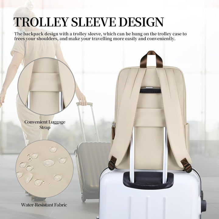 GOLF SUPAGS Rucksack Damen Herren Daypack Tagesrucksack Anti-Theft Tasche Elegant Schulrucksack City
