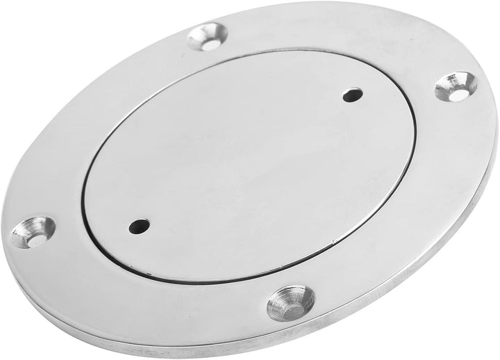 Boot Deck, 3in Edelstahl Runde Zugang Luke Abdeckung Hardware Luke mit abnehmbarem Deckel und Schlüs