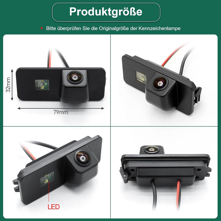 HD 1080P Auto Rückfahrkamera für VW Golf CC Passat Polo Golf Scirocco EOS Lupo (2 cage) Phaeton Beet