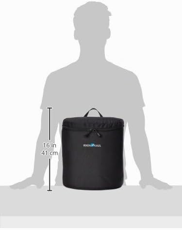 KlickFix Unisex Gepäckträgertasche Citytasche Gep cktr gertasche, Schwarz, 14 x 30 35 cm EU