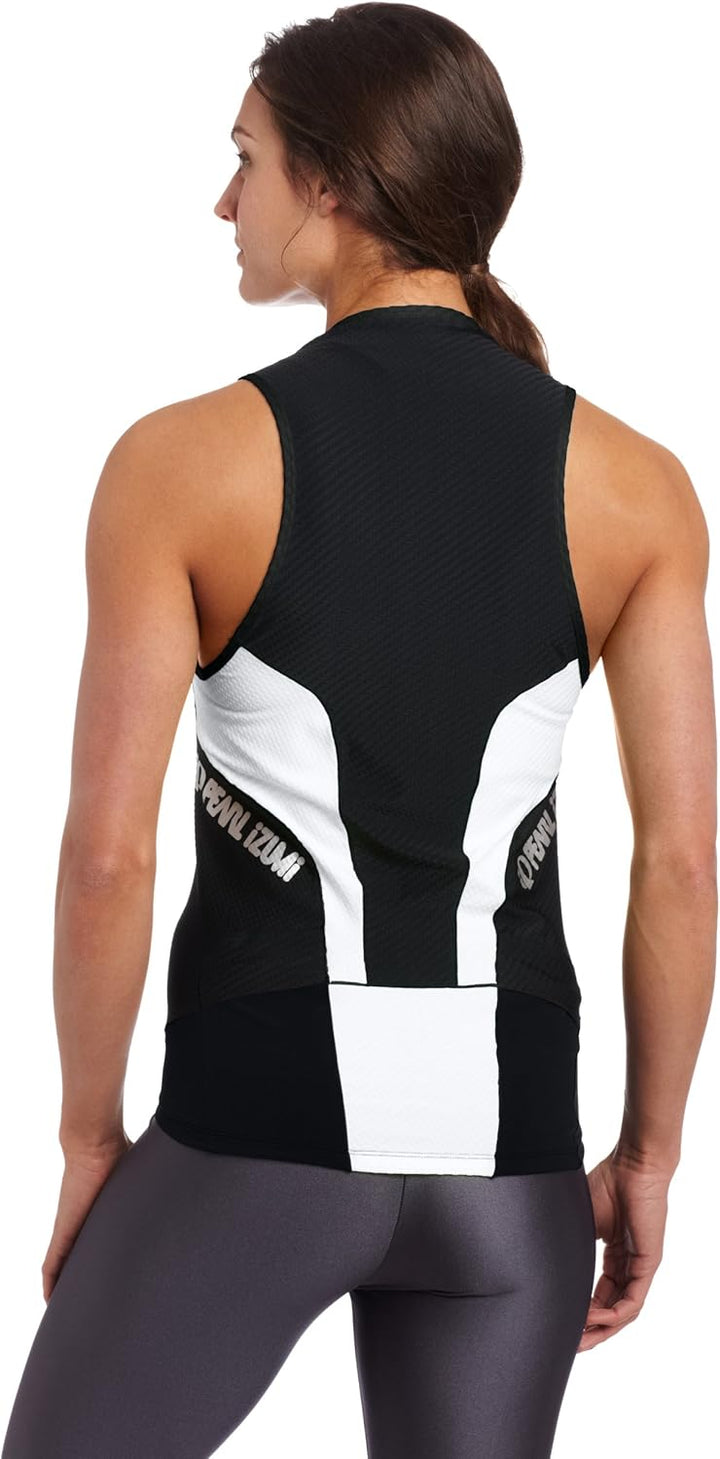 PEARL IZUMI Elite Inrcool Tri Singlet für Herren S Schwarz/Schwarz Turnout, S Schwarz/Schwarz Turnou