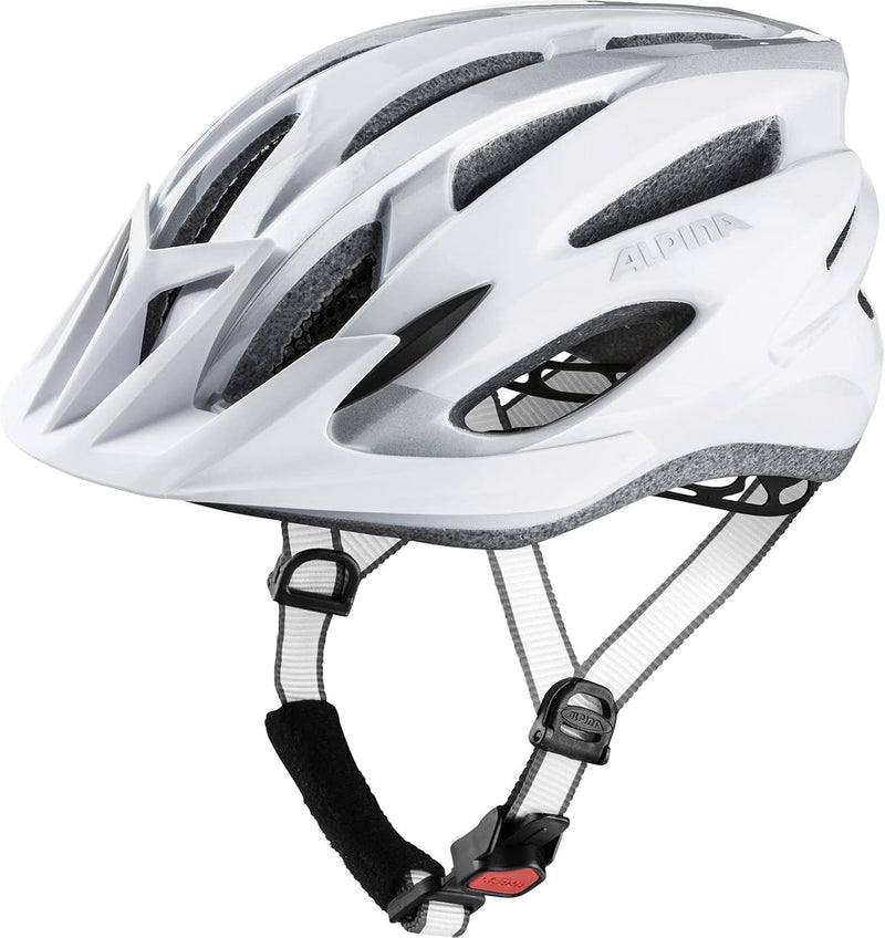 ALPINA MTB 17 Rennrad-Helm 58-61 White/Silver, 58-61 White/Silver