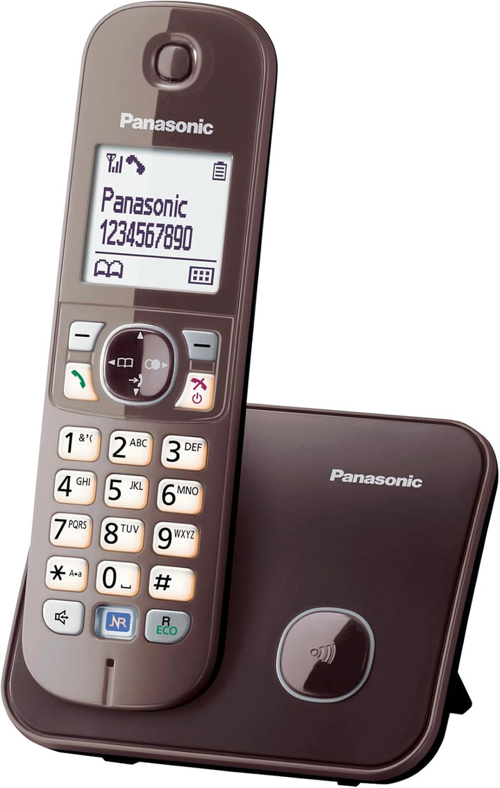 Panasonic KX-TG6811GA DECT Schnurlostelefon (strahlungsarm, Eco-Modus GAP Telefon, ohne Anrufbeantwo