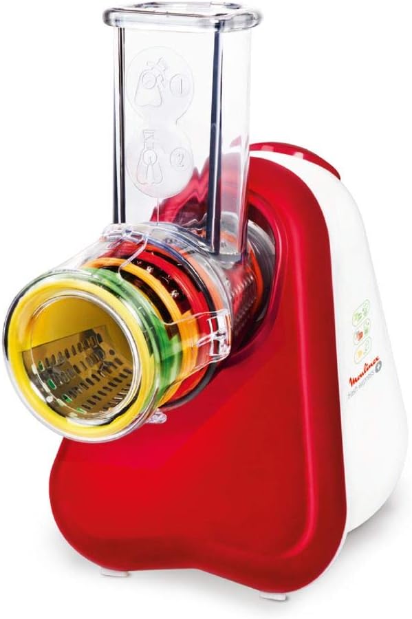 Moulinex DJ756G Fresh Express Plus | Elektrisches Schnitzelwerk | Gemüseschneider | Gemüsehobel | 5