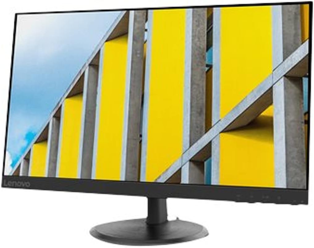 Lenovo D24-27 60,45 cm (23,8 Zoll, 1920x1080, Full HD, 75Hz, WideView, entspiegelt) Monitor (VGA, HD