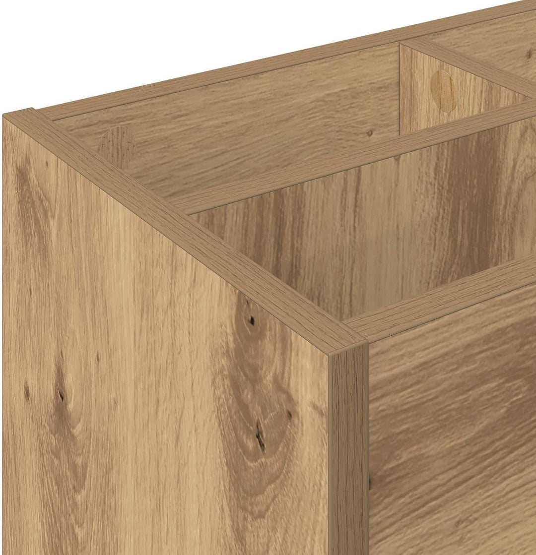 vidaXL Sonnenschirmhalter Artisan-Eiche 65 x 24 x 50 cm Holzwerkstoff, Stylischer Halter, moderner R