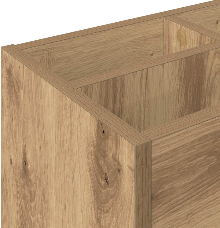 vidaXL Sonnenschirmhalter Artisan-Eiche 65 x 24 x 50 cm Holzwerkstoff, Stylischer Halter, moderner R