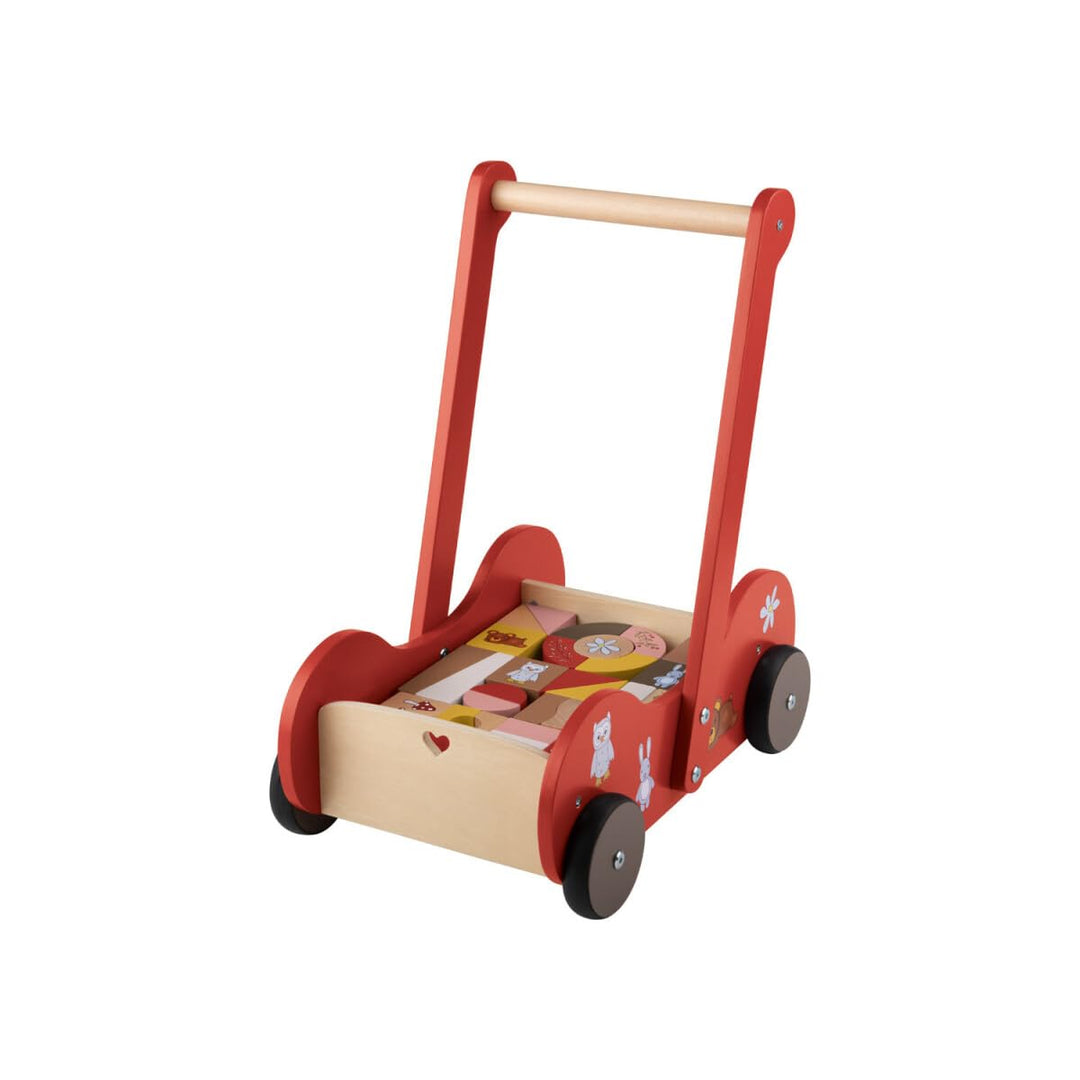 Generisch Playtive Holz Schiebewagen (Rot), Rot