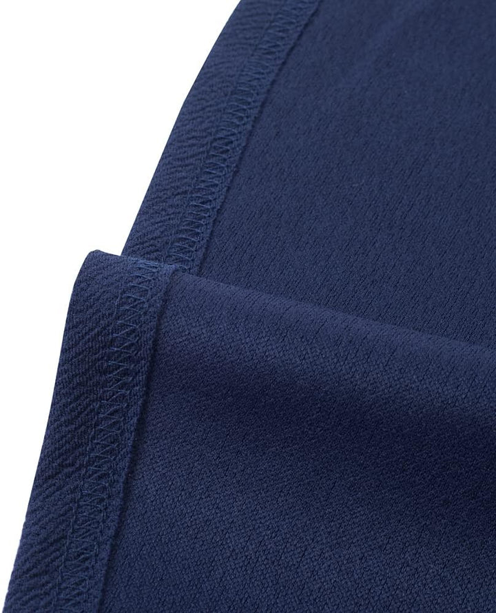 HOMEYEE Damen Vintage V-Ausschnitt Ärmellose Einfarbige Party A-Linie Sommerkleid A246 S Dunkelblau,