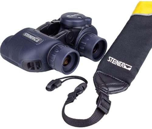 Steiner Unisex-Erwachsene Schwimmender Fernglasgurt Fernglas, gelb, Einheitsgrösse Schwimmender Fern