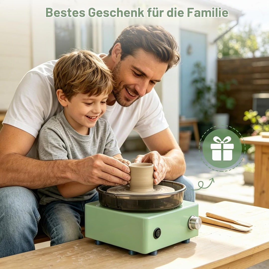 Elektrische Töpferscheibe, Professioneller Elektro für Erwachsene &amp; Kinder, Drehtisch zum Töpfern zu