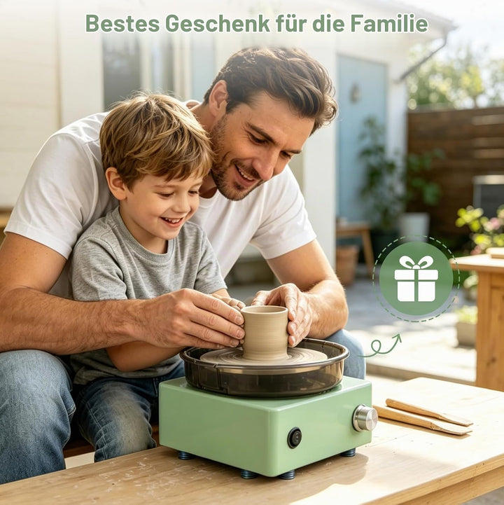 Elektrische Töpferscheibe, Professioneller Elektro für Erwachsene &amp; Kinder, Drehtisch zum Töpfern zu