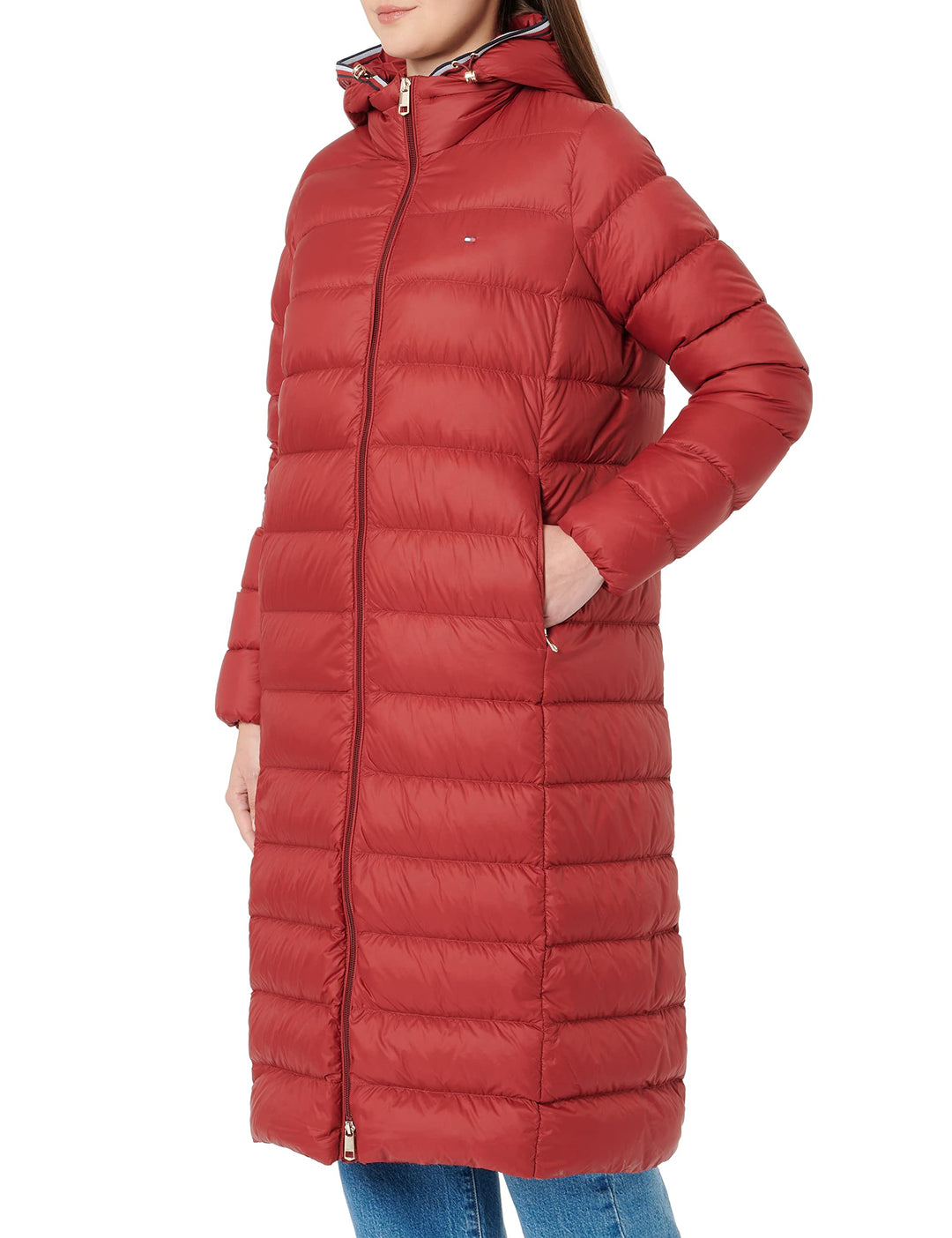 Tommy Hilfiger Damen Daunenmäntel S Rot (Rouge), S Rot (Rouge)
