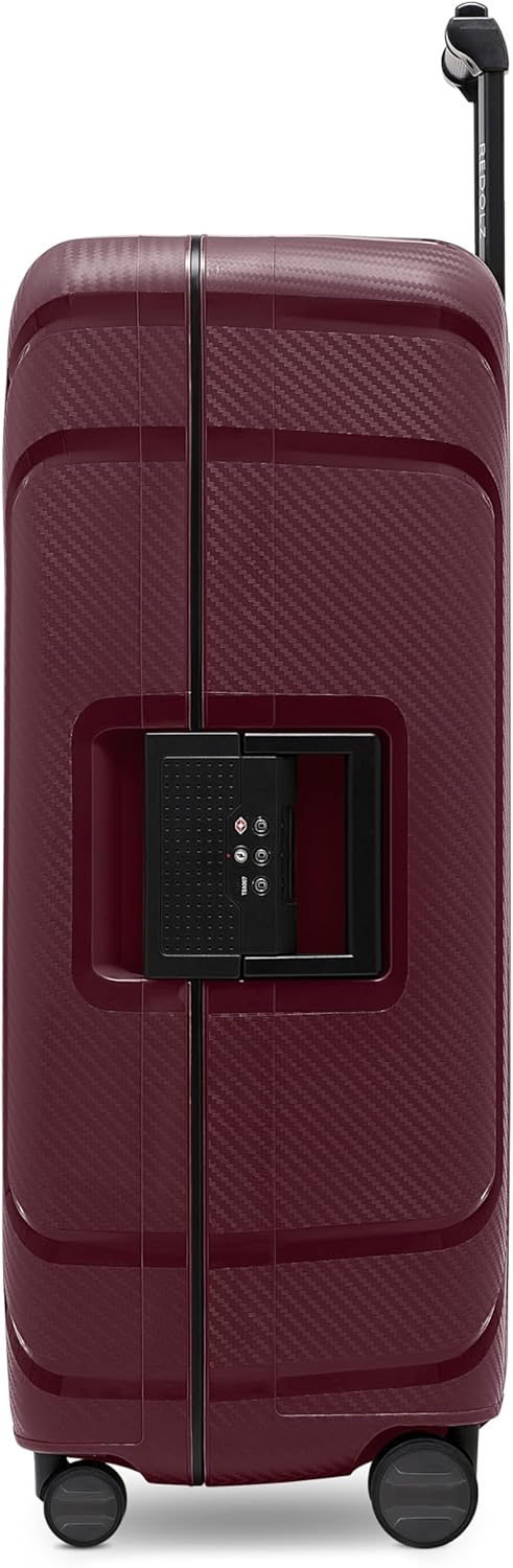 REDOLZ Hartschalen Check-in Koffer ohne Reissverschluss | 3-Punkt-Verschluss-System | Grosser XL Tro