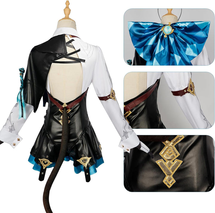Genshin Cosplay Venti Yae Miko Raiden Shogun Arlecchino Cosplay Kostüm Skirk Cosplay Halloween Anzug