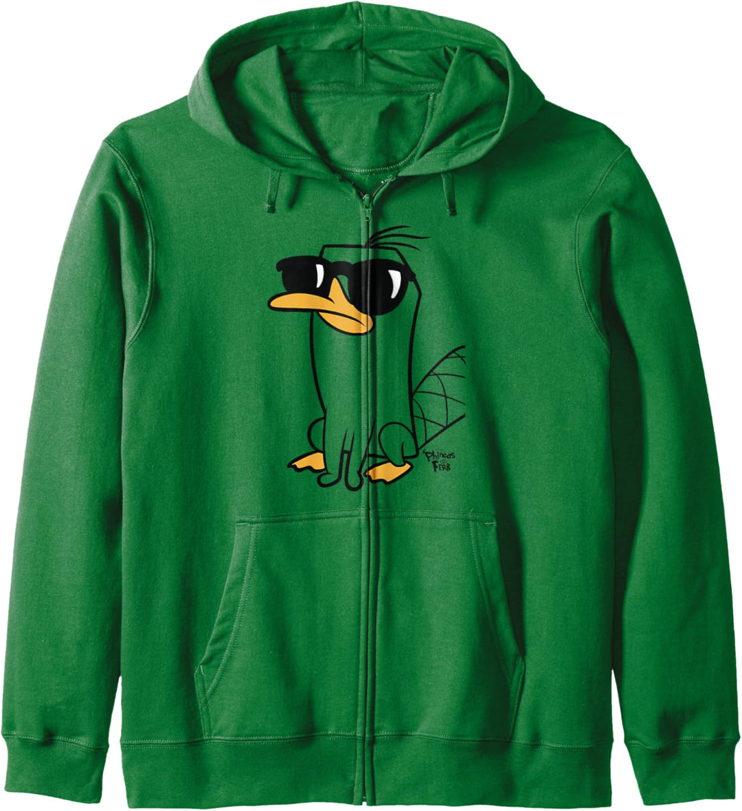Disney Phineas and Ferb Large Perry Sonnenbrille Pose Kapuzenjacke