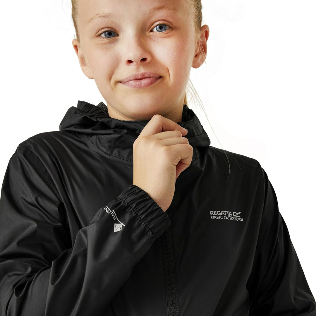 Regatta Unisex Kinder Kid Pack It Jacket III 128 Schwarz, 128 Schwarz