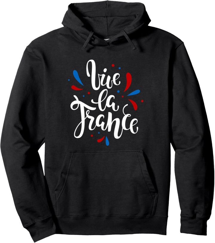 Vive La France – I Love France Illustration Grafik Design Pullover Hoodie