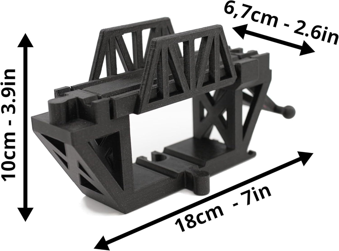 Wippbrücke für Zug aus Holz, kompatibel mit Brio