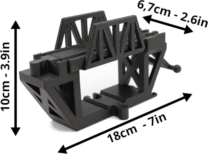 Wippbrücke für Zug aus Holz, kompatibel mit Brio