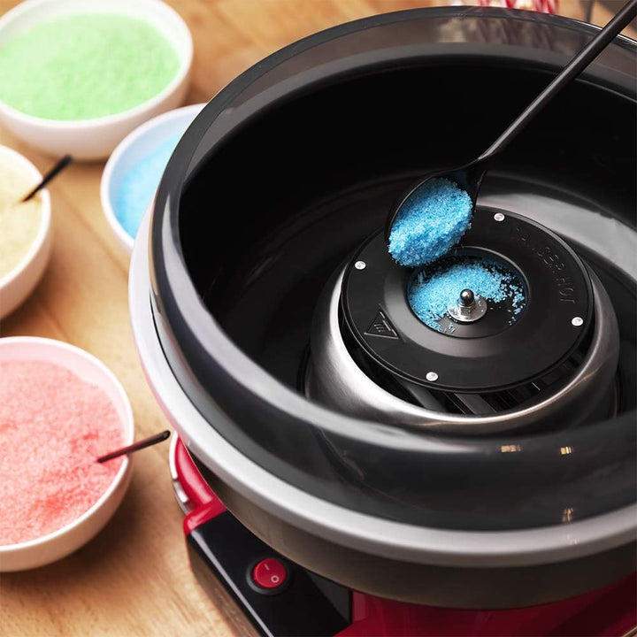 Cecotec Zuckerwattemaschine Fun&Sugar. 500 W, Retro-Design, Völlig zerlegbar, Enthält einen Messlöff