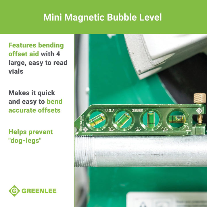 Greenlee L77 Mini Magnetische Wasserwaage
